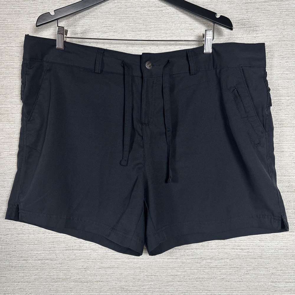 Magellan Black Hiking Shorts Womens XXL Outdoor Travel Fishing Athleisure Plus